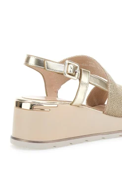 Sandali Oro Con Platform Mariella Burani K11003