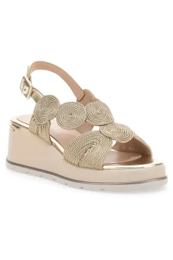 Sandali Oro Con Platform Mariella Burani K11002