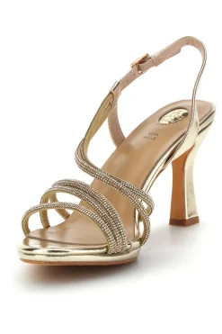 Sandali Oro con tacco alto e cinturino Le havre paris Ap25s9117