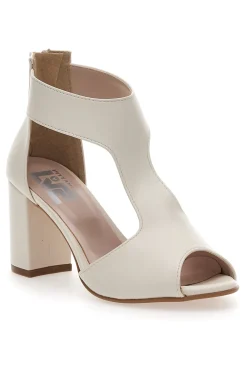 Sandali Panna Con Tacco Ampio Pittarello Love 519