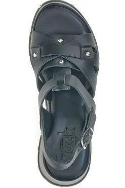 Sandali Platform in Pelle con Borchie Made in Italy Pittarello 15764