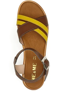 Sandali Platform Me & Me 3298 Cognac