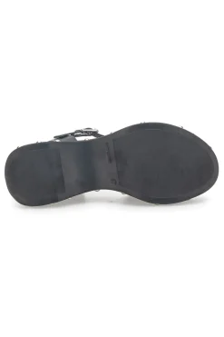 Sandali Platform Neri In Pelle Pittarello 5777