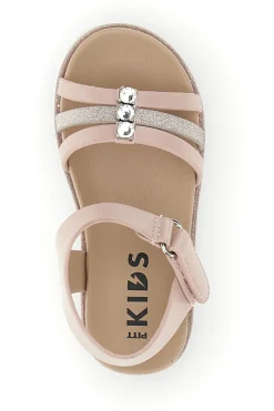 Sandali primi passi rosa con brillantini Pitt kids 392619S