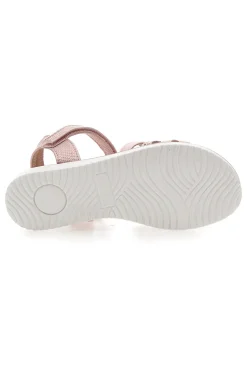 Sandali rosa metallizzato con fascette incrociate Pitt Kids 39G2546S