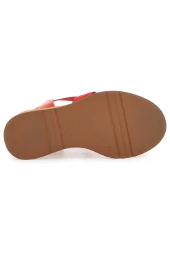 Sandali Rosse Con Zeppa Pittarello 24953