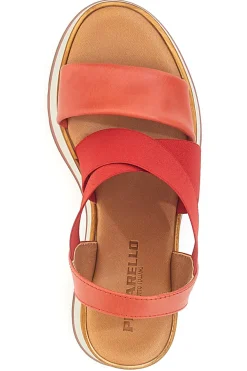 Sandali Rossi Made in Italy Con Zeppa Pittarello 34953