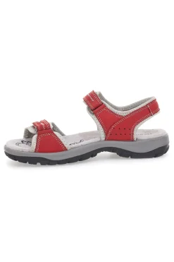 Sandali rossi sportivi con chiusura a strappo FLY DINAMIC FD50D