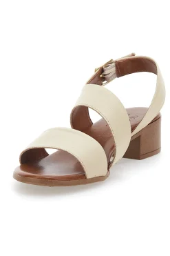 Sandali Sand In Vera Pelle Con Tacco 4 Cm Pittarello Look 243080