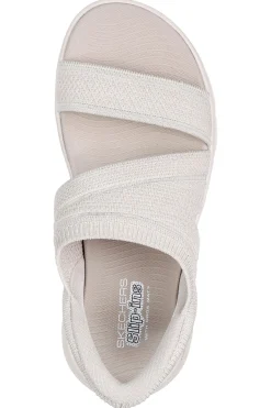 Sandali Slip Ins Beige SKECHERS GO WALK FLEX SANDAL ENTICING