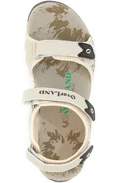 Sandali Sportivi Beige Con Strappi Overland 22324