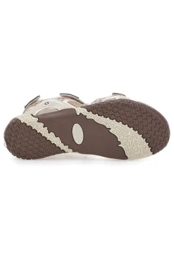 Sandali Sportivi Beige Con Strappi Overland 22324