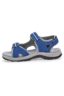 Sandali sportivi grigi e blu con chiusura a strappo TIGLIO 51357