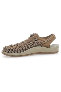 Sandali taupe intrecciati effetto corda gorpcore PITTARELLO TIERRA TOYA
