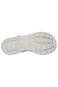 Sandali taupe metallizzato con tripla fascia regolabile Skechers EASY GOING ALL DAY CHIC