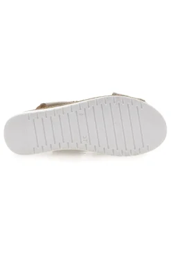Sandali Taupe Sling-back Con Elastici Pittarello 90046