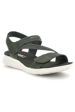 Sandali Verde con fasce elastiche First active 2