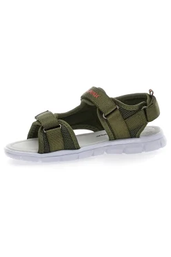 Sandali Verde Militare con Fasce Regolabili con Velcro Superga 83478