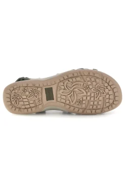 Sandali verde oliva con fasce elastiche regolabili Skechers REGGAE SLIM SUMMER GETAWAY