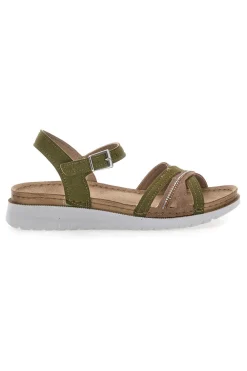 Sandali verdi con cinturino comfort Inblu 48 CN