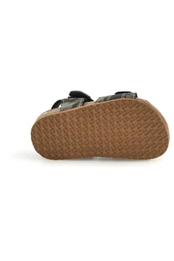 Sandali verdi mimetici con strappi Pitt kids 14512