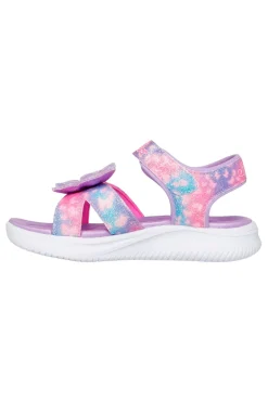 Sandali Viola con Farfalla sulla tomaia SKECHERS JUMPSTERS SANDAL - BUTTERFLY BRITES