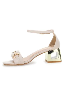 Sandalo con tacco The First 1602 Beige