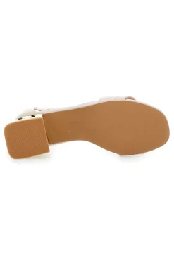 Sandalo con tacco The First 1602 Beige