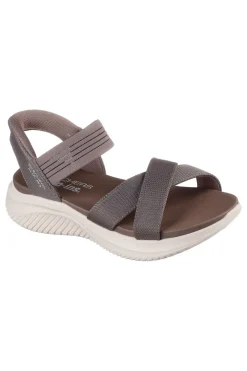 Sandalo Slingback Vegani Grigi Skechers Ultra Flex 3.0 - Never Better