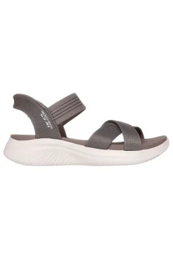 Sandalo Slingback Vegani Grigi Skechers Ultra Flex 3.0 - Never Better