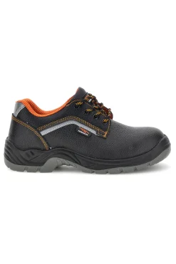 Scarpa Antinfortunistica Bassa Nera con Dettagli Arancio Technosafe TSS2002S1P