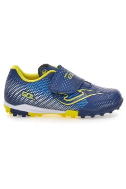 Scarpa da calcio blu con suola turf Joma Gol Jr 2603
