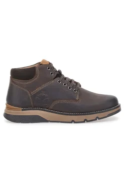 Scarpa Stringata Alta In Vera Pelle Marrone Altemberg 2432