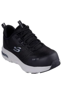 Scarpe Antinfortunistica Nere e Grigie Skechers Work Slip-Resistant: Arch Fit - Ebinal S3 SRC