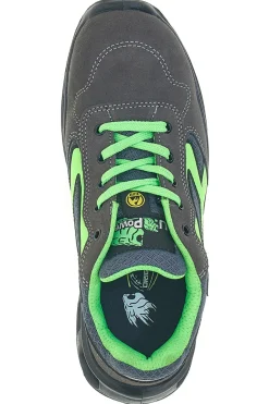 Scarpe antinfortunistiche da uomo grigio verdi basse in nylon U. Power Point S ESD S1PS FO SR