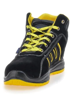 Scarpe antinfortunistiche nere inserti gialli S1P Blue energy BS 90 S1P SR