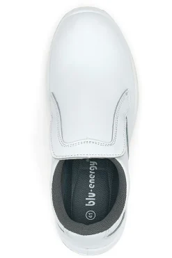 Scarpe antinfortunistiche bianche S2 SR in pelle Blu energy BS100