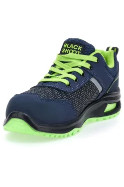Scarpe antinfortunistiche blu Black Shoot PK23044 S1PL