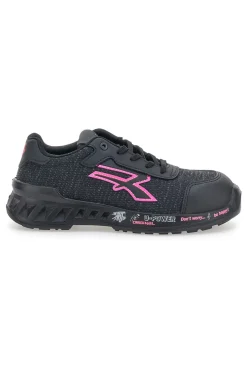 Scarpe antinfortunistiche nere in nylon U. power Michelle S1PS FO SR ESD U