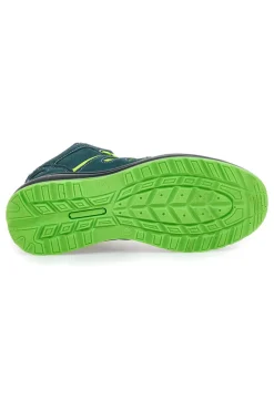 Scarpe antinfortunistiche verdi inserti fluo S1P Blue energy BS 90 S1P SR