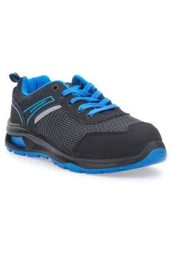 Scarpe antinfortunistiche nere blu Black Shoot PK23047 S1PL