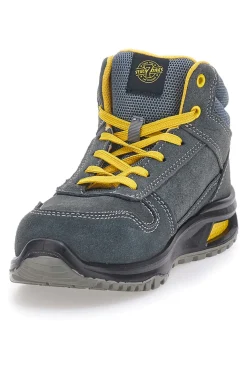 Scarpe antinfortunistiche blu giallo in pelle S1 P FO SR Sevenoaks PK23739