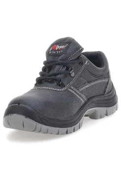 Scarpe antinfortunistiche nere basse in pelle idrorepellente U.Power Simple L S3 FO SR