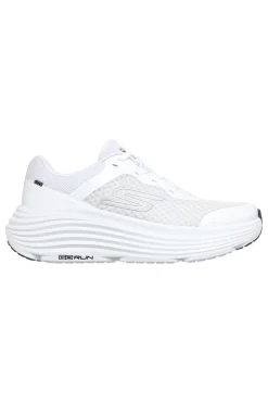 Scarpe bianche con dettagli neri in mesh ammortizzate Skechers Max Cushioning Endeavour