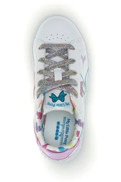 Scarpe bianche con lacci e stampa multicolore Diadora Game Step Starshine PS