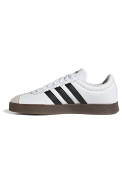 Scarpe bianche con strisce nere punta rinforzata Adidas VL Court Base