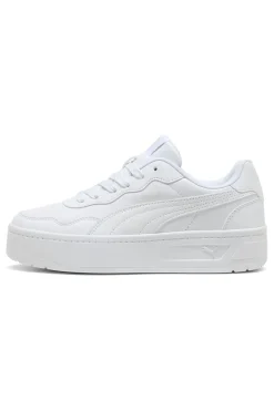 Scarpe bianche con suola platform Puma Court Lally Skye