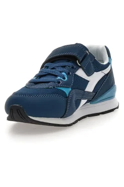Scarpe blu con strappo in materie sintetiche Diadora N.92 ps