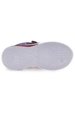 Scarpe blu e rosse con luci e strappo Pitt kids 11570