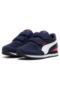 Scarpe blu stile running con strappi Puma ST Runner v4 Mesh V PS